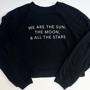 Sun, Moon, Stars crewneck - Bella + Canvas soft fleece sweatshirt - medium